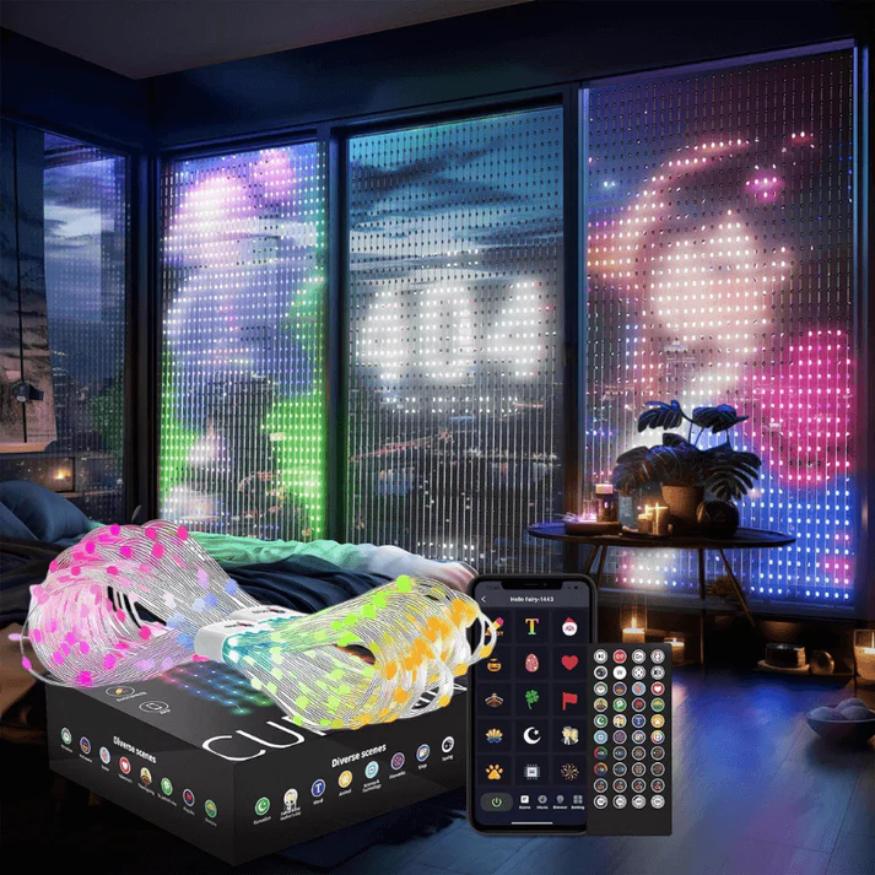 ColorWave LED Curtain Sync Lights