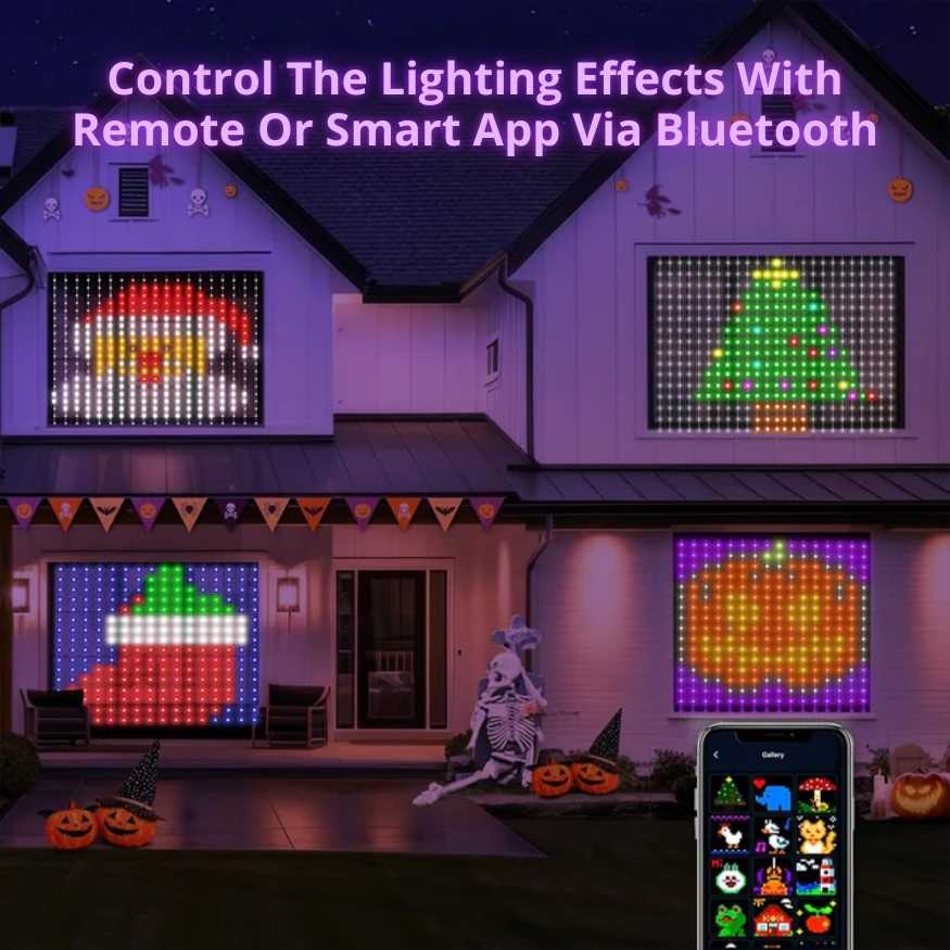 ColorWave LED Curtain Sync Lights