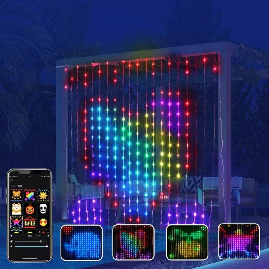 ColorWave LED Curtain Sync Lights