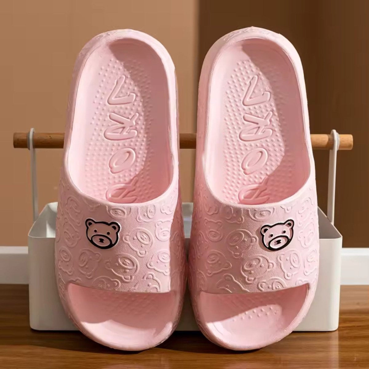 Cute Bear EVA Slides for Women