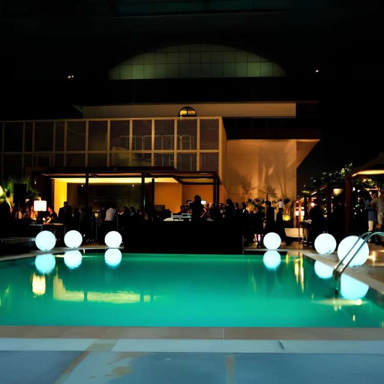 Eco-Friendly Illuminated Spherical Garden Light