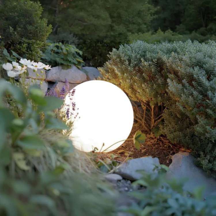 Eco-Friendly Illuminated Spherical Garden Light
