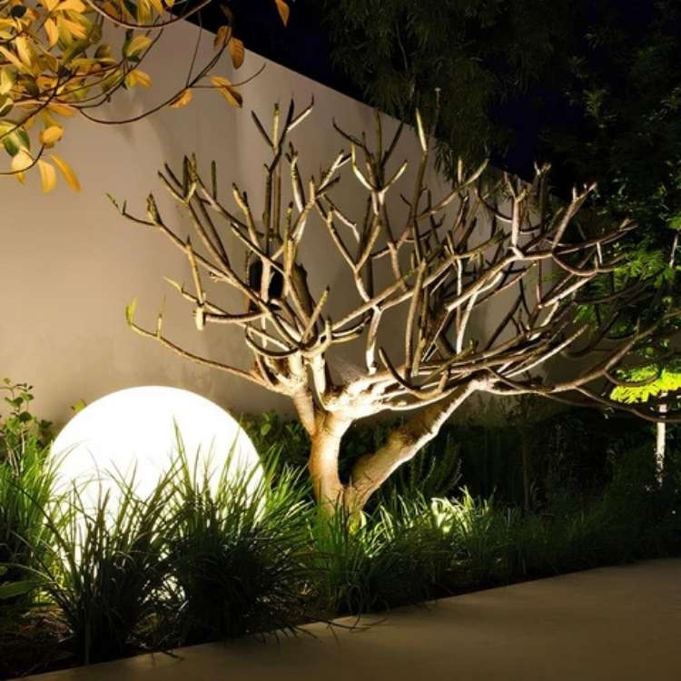 Eco-Friendly Illuminated Spherical Garden Light