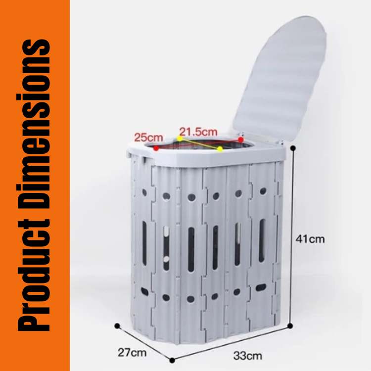 ExpressGo Premium Folding Toilet