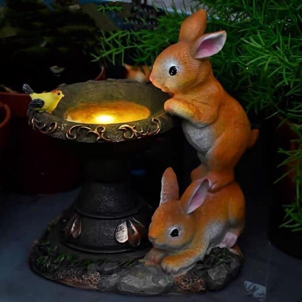 Garden Bunny Solar Lamp