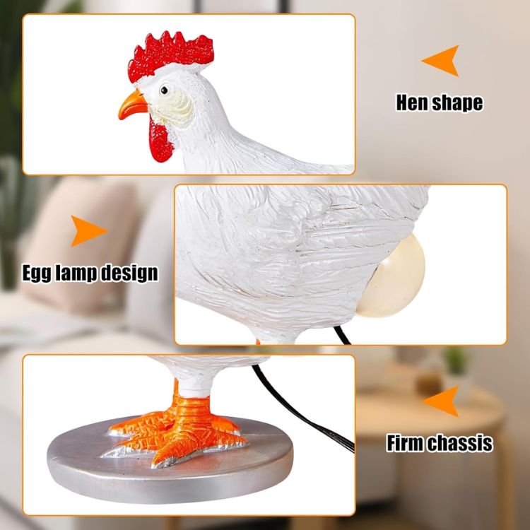 GlowNest Chicken Night Light