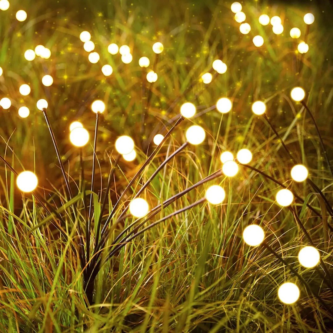 GlowNest – Solar-Powered Firefly Garden Lights