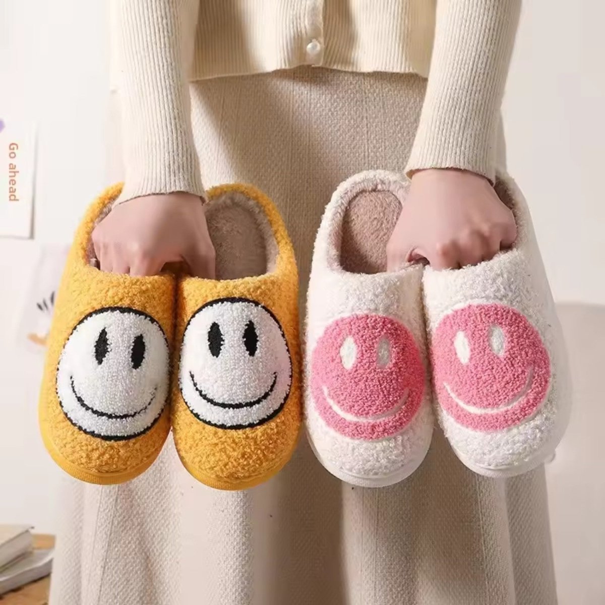 HappyStep Plush Slippers for Ladies