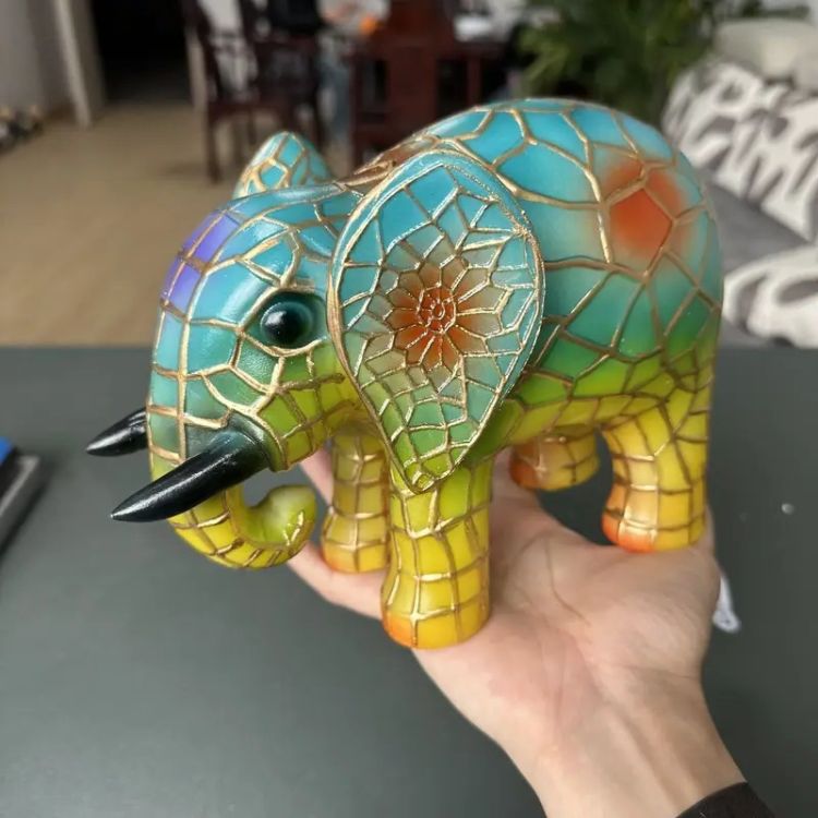 Majestic Elephant LED Lamp