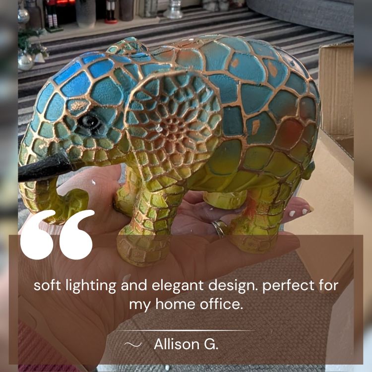 Majestic Elephant LED Lamp