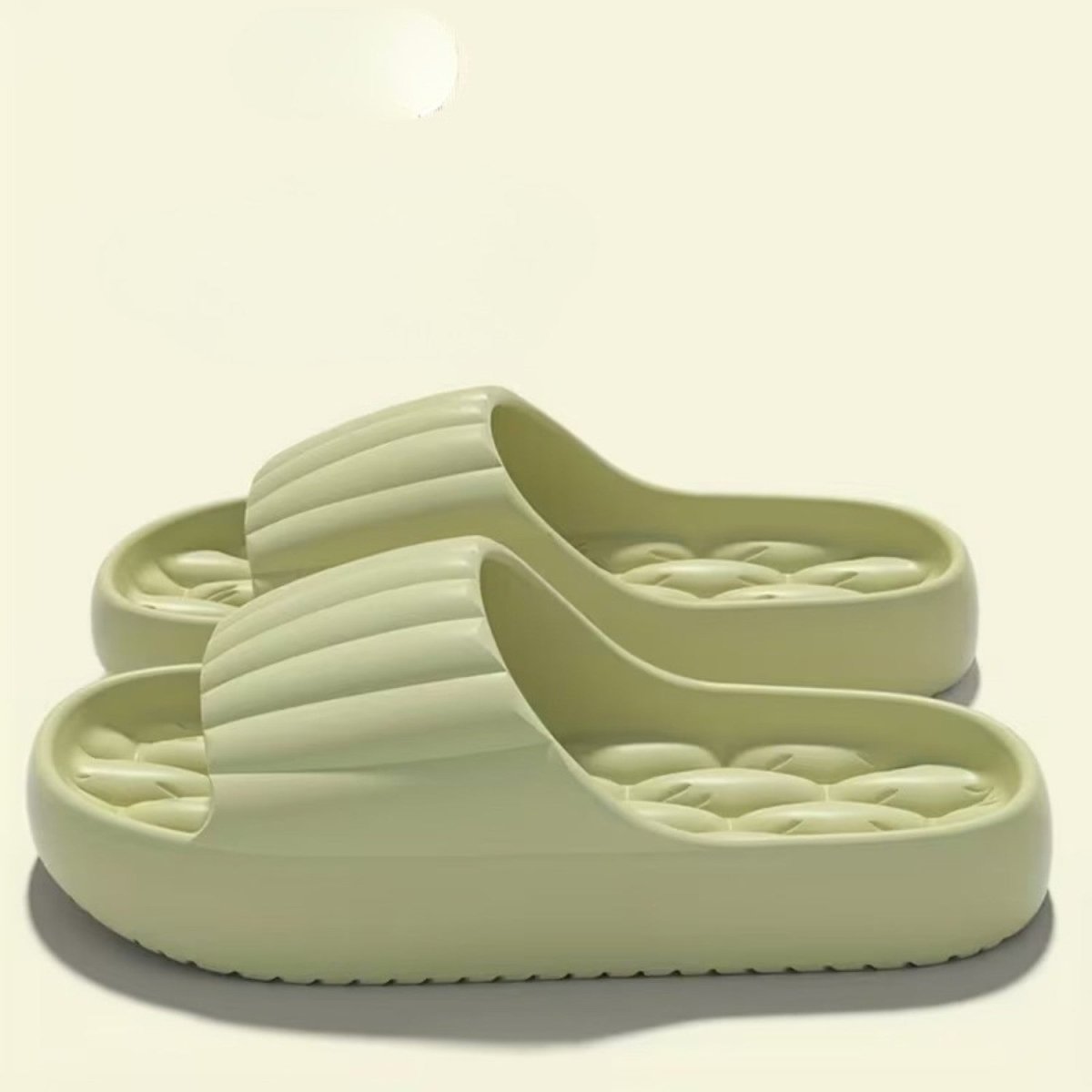 Round-Toe Soft-Sole EVA Slides for Women