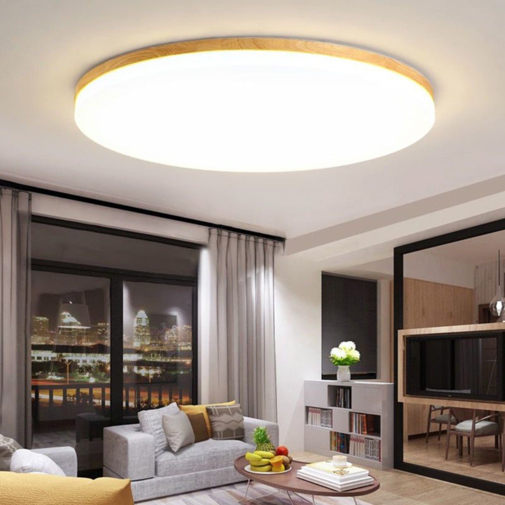 Soft Glow Natural LED Ceiling Lamp