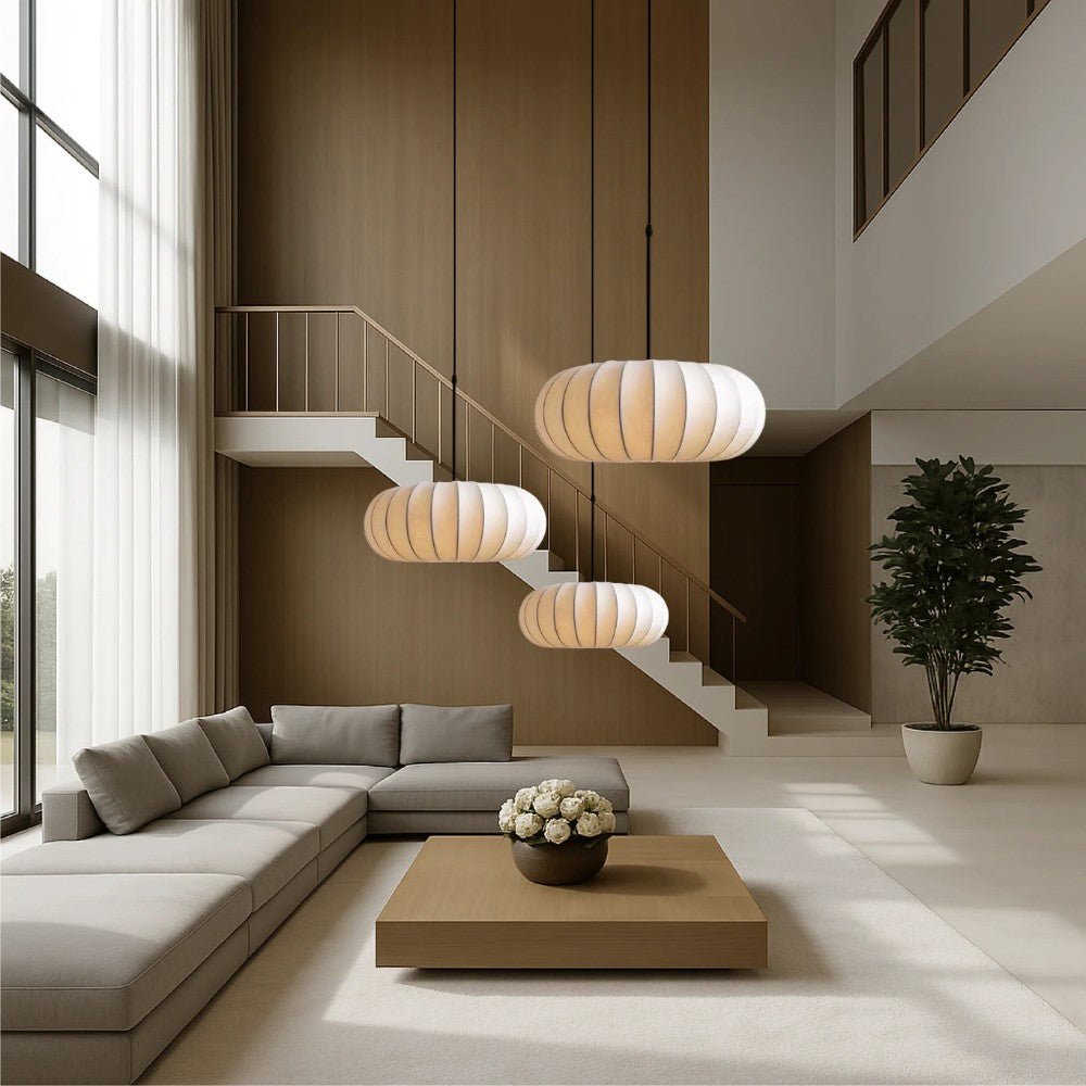 Soft Silk Glow Pendant Light