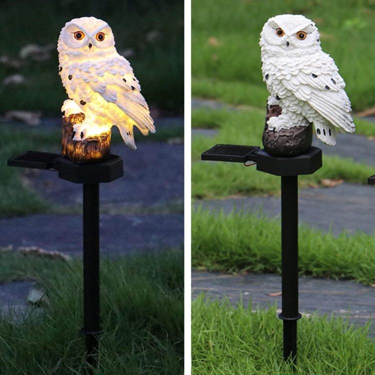 Solar Owl Garden Light