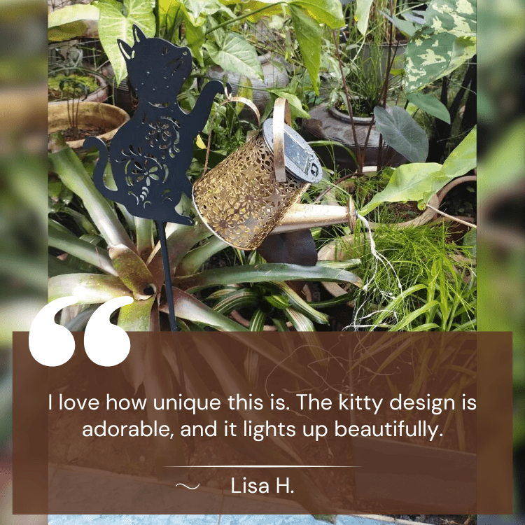 Solar Watering Pot Garden Light