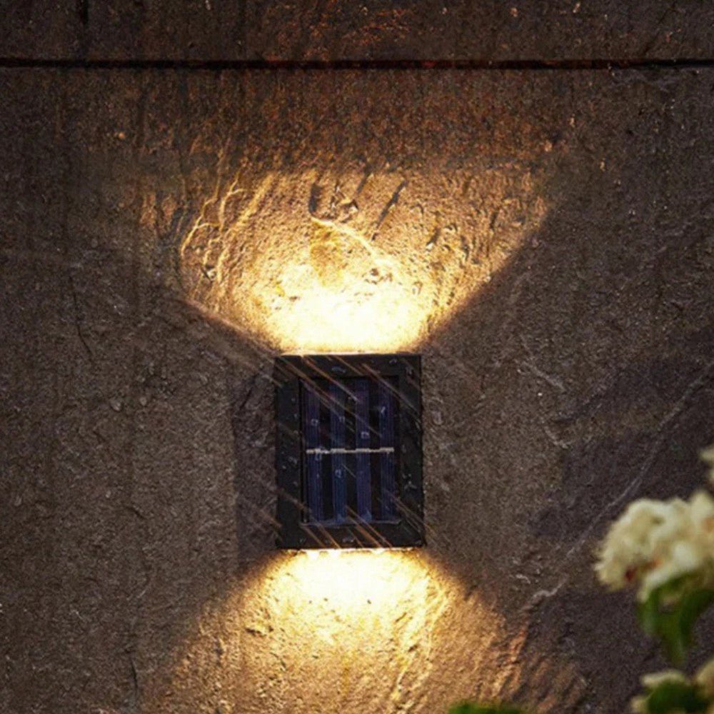SolarGlow Outdoor LED Wall Light
