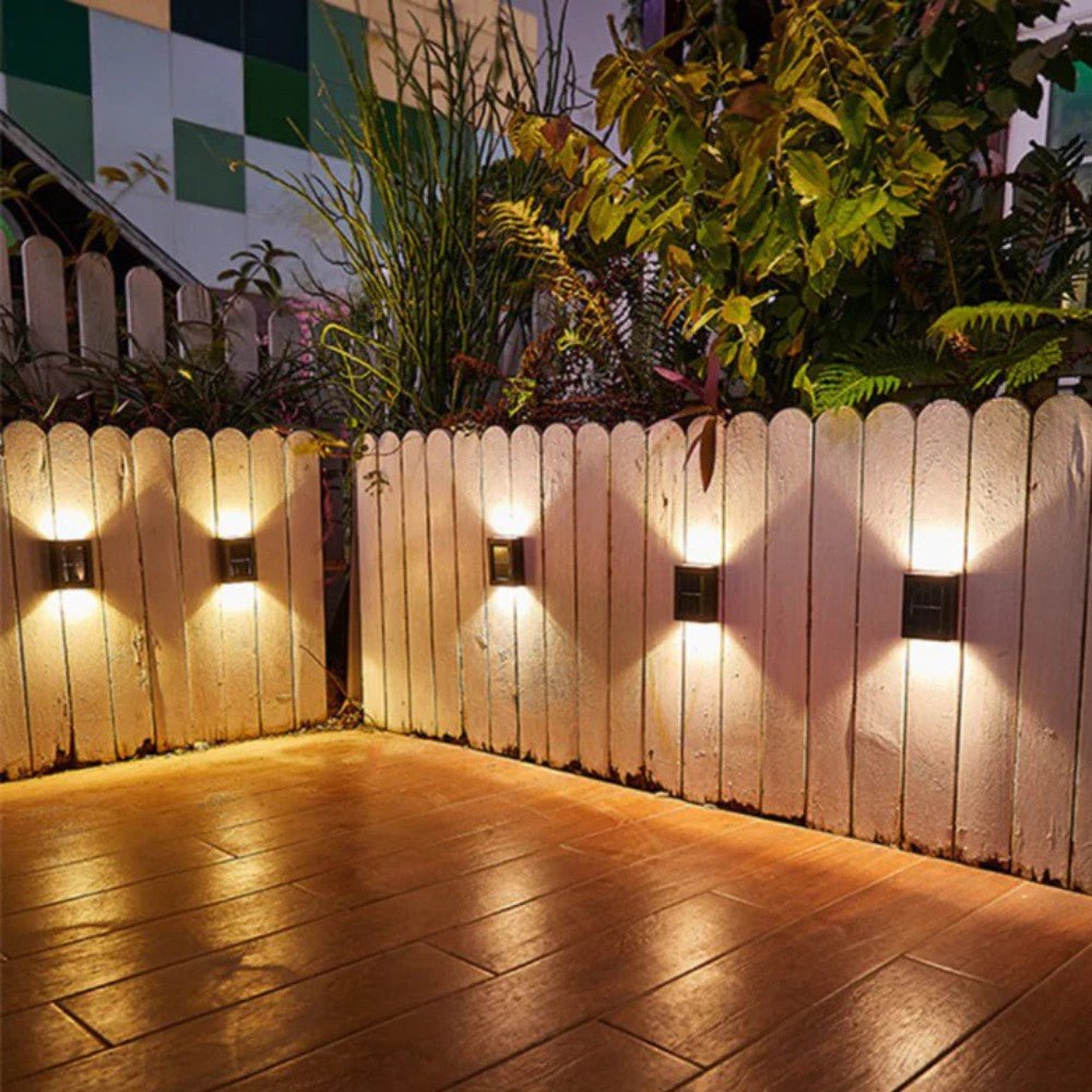 SolarGlow Outdoor LED Wall Light