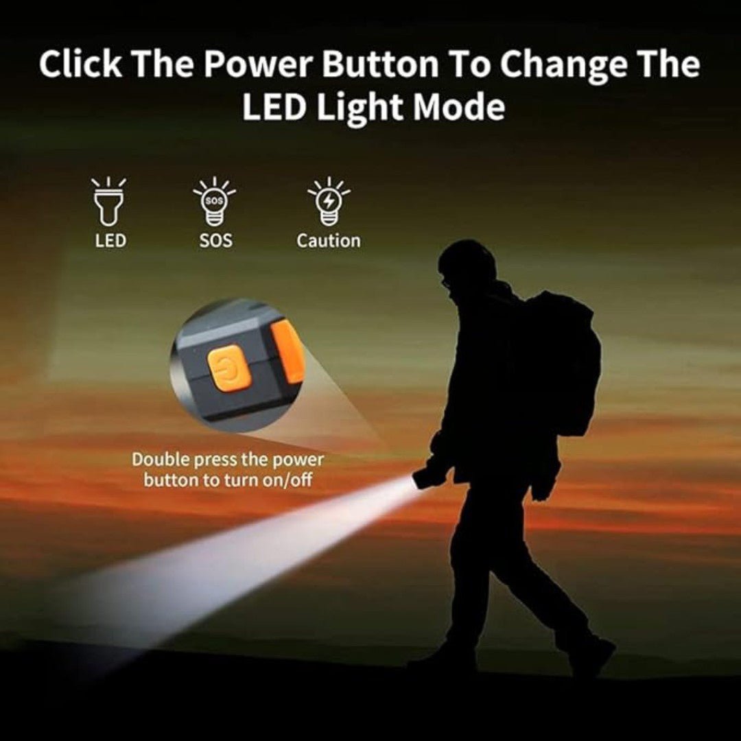 SolMate – 20,000mAh Solar Power Bank with Dual USB & LED Light