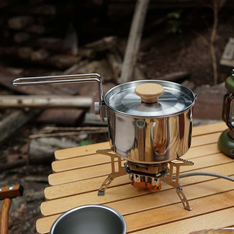 Stainless Steel Multi-Purpose Camping Kettle