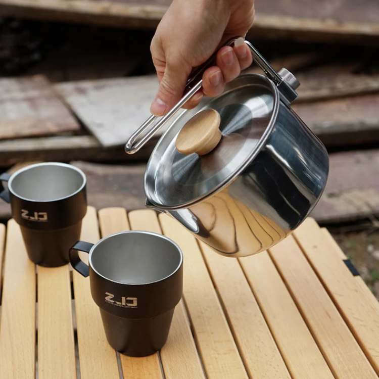 Stainless Steel Multi-Purpose Camping Kettle