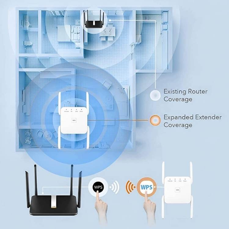 Super-Range 5G/2.4G WiFi Booster