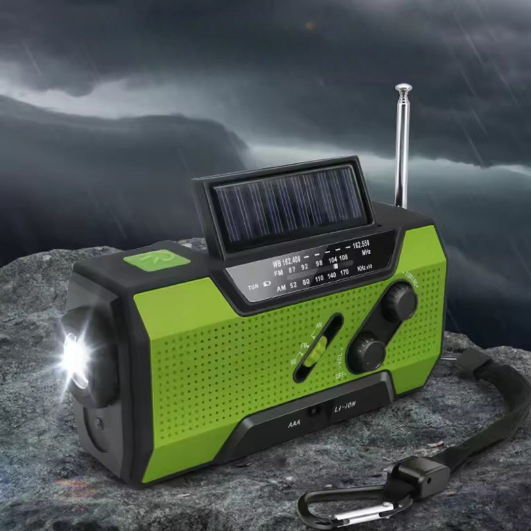 SurviveLite – Solar-Powered Emergency Weather Radio with 4000mAh Battery