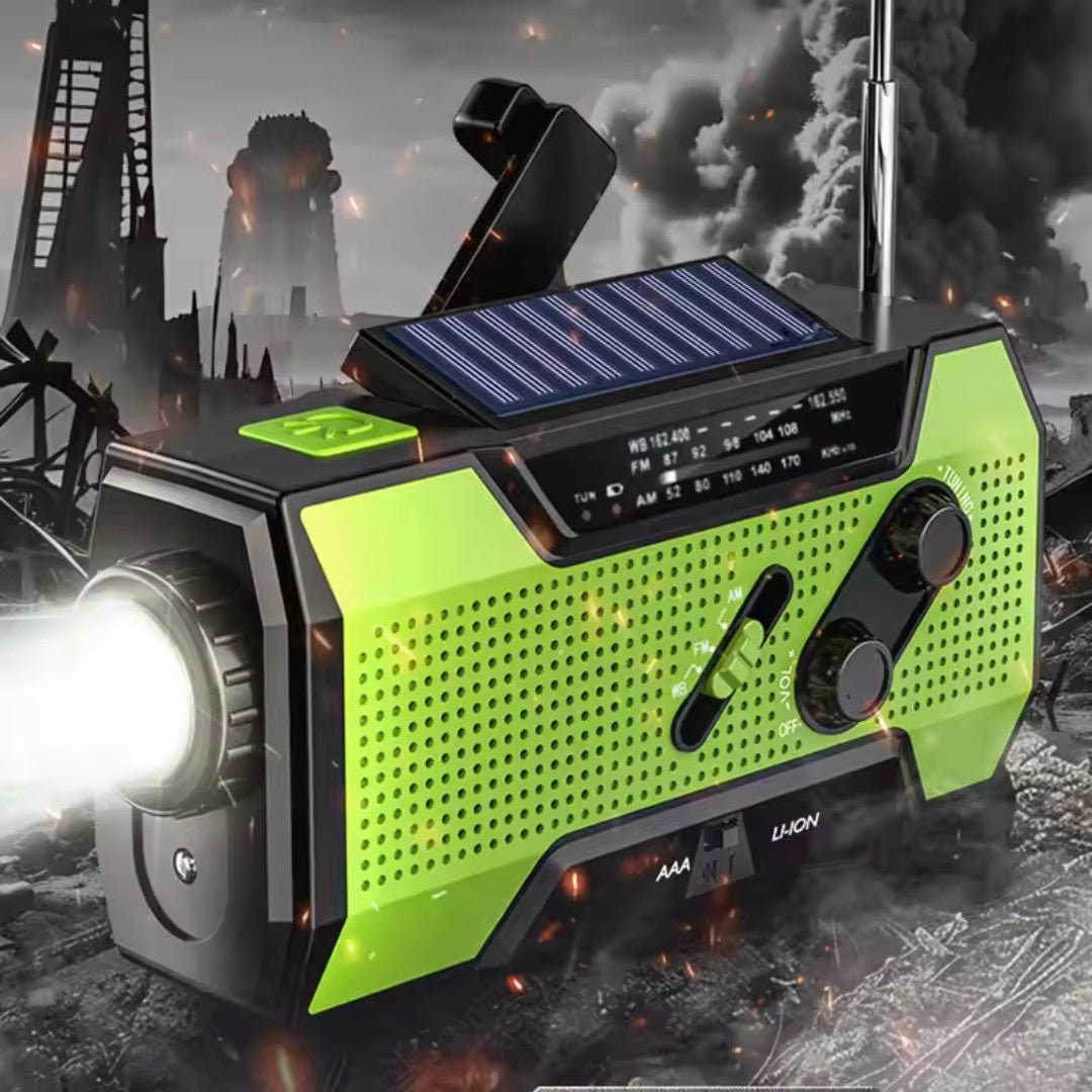 SurviveLite – Solar-Powered Emergency Weather Radio with 4000mAh Battery