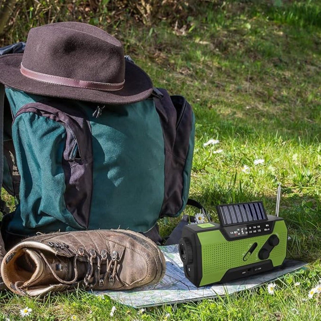 SurviveLite – Solar-Powered Emergency Weather Radio with 4000mAh Battery
