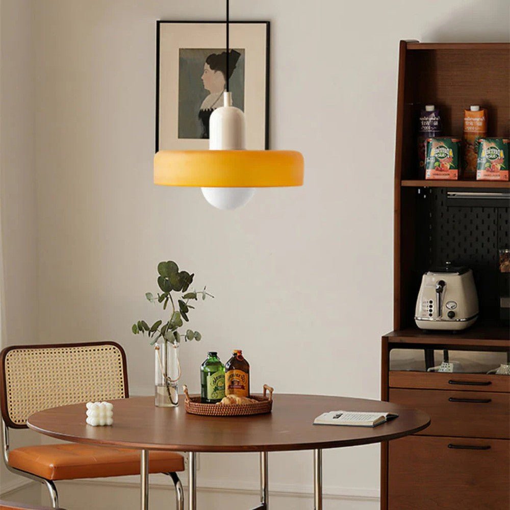 Vibrant Glass Pendant Light Design