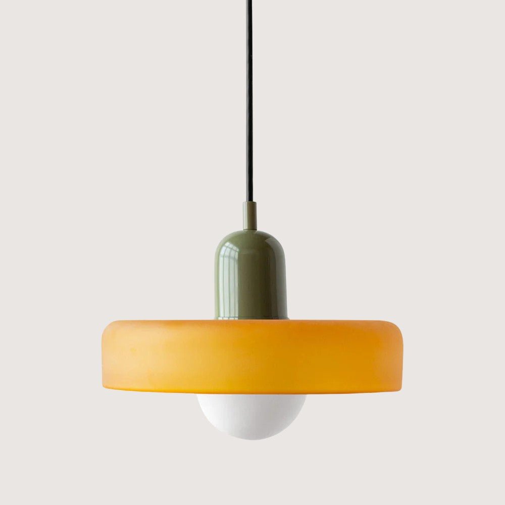 Vibrant Glass Pendant Light Design