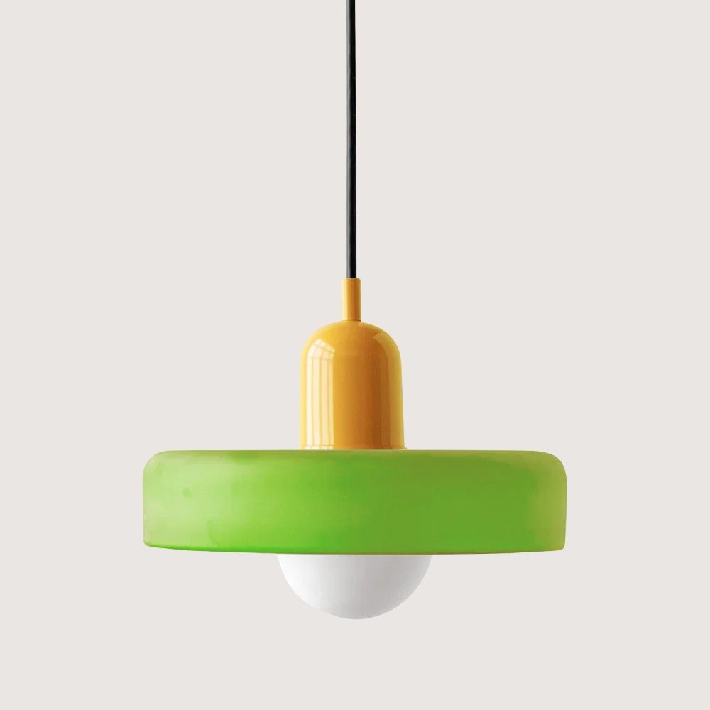 Vibrant Glass Pendant Light Design