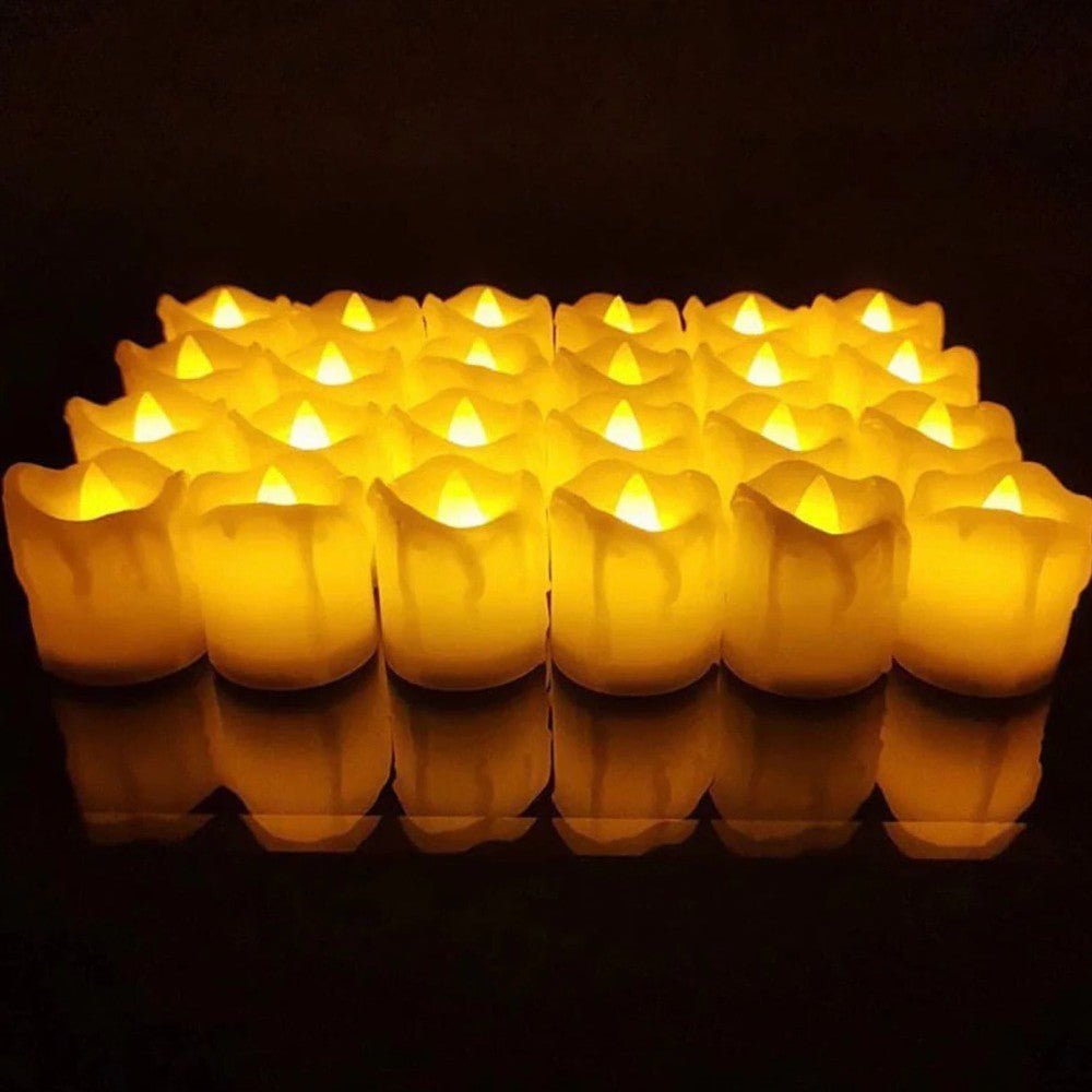 Warm Glow Flameless Tea Light Set