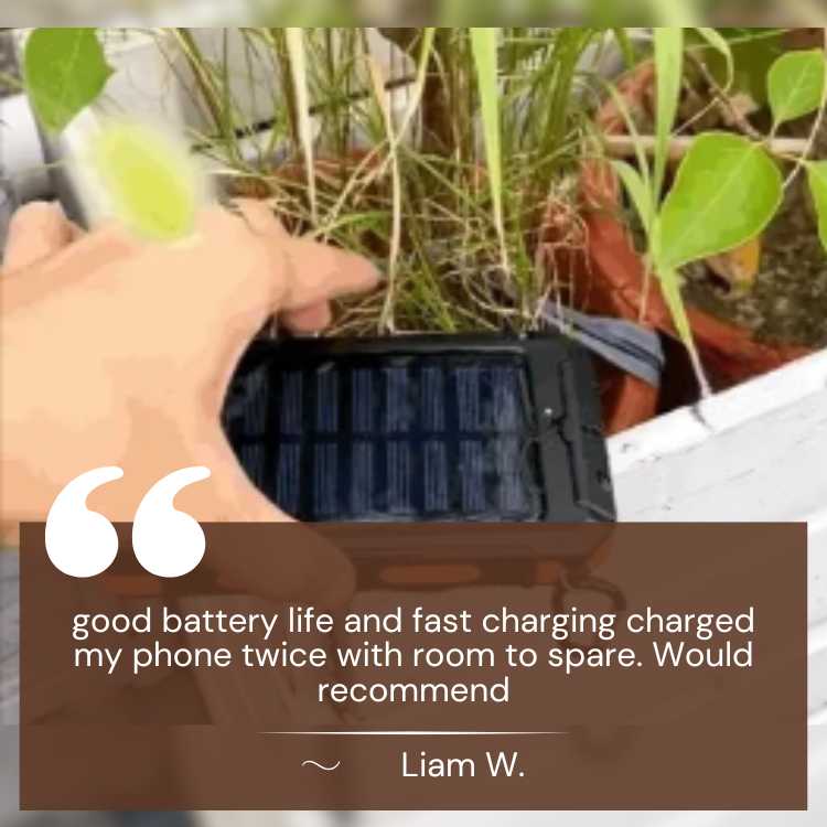 10,000mAh Solar Power Bank – Emergency Backup Power, Rain or Shine