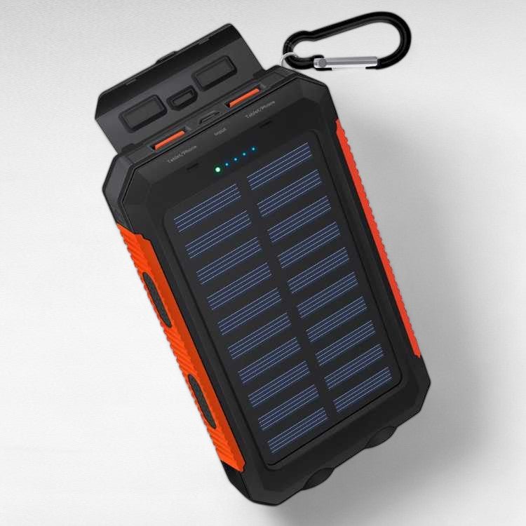 10,000mAh Solar Power Bank – Emergency Backup Power, Rain or Shine