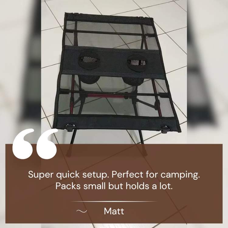 Adventure-Ready Camping Table