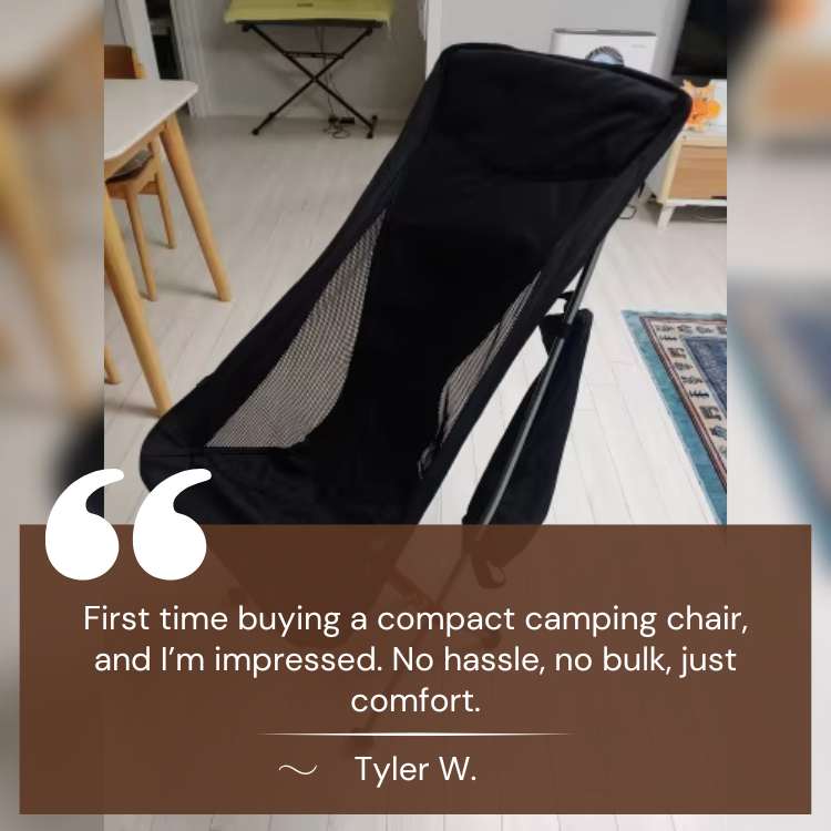 Comfort Anywhere – Ultralight Folding Chair for Camps, Beaches & Festivals