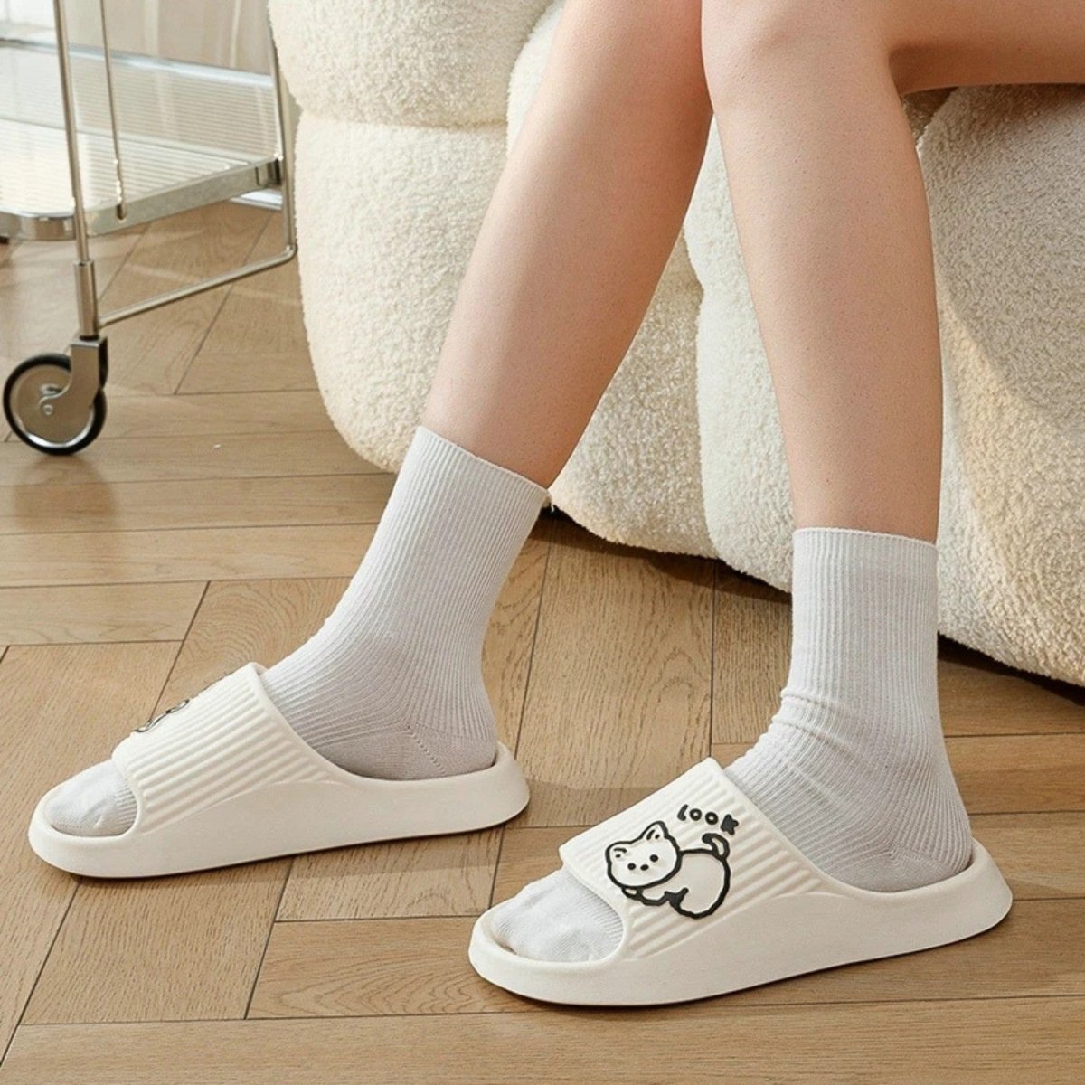 Cartoon Style EVA Slippers for Women
