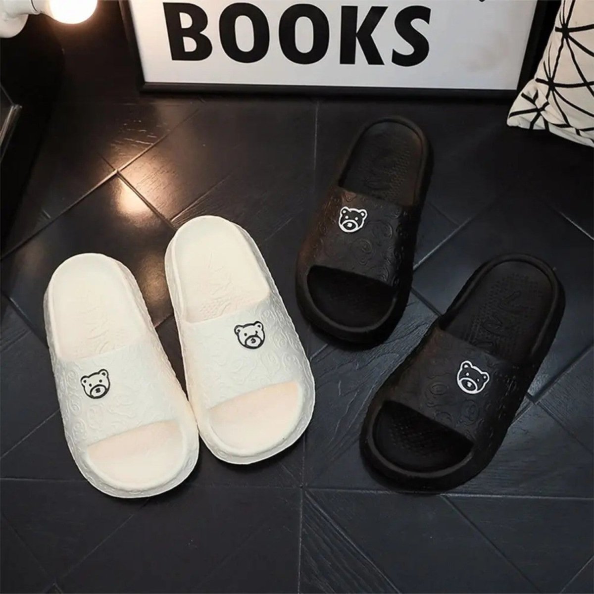 Cute Bear EVA Slides for Women