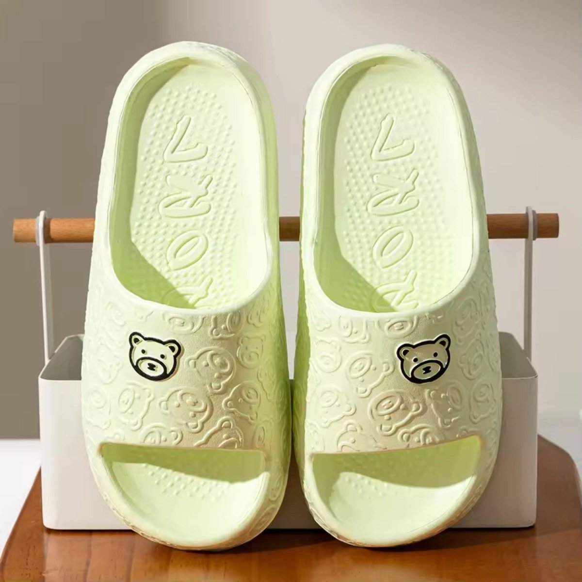 Cute Bear EVA Slides for Women