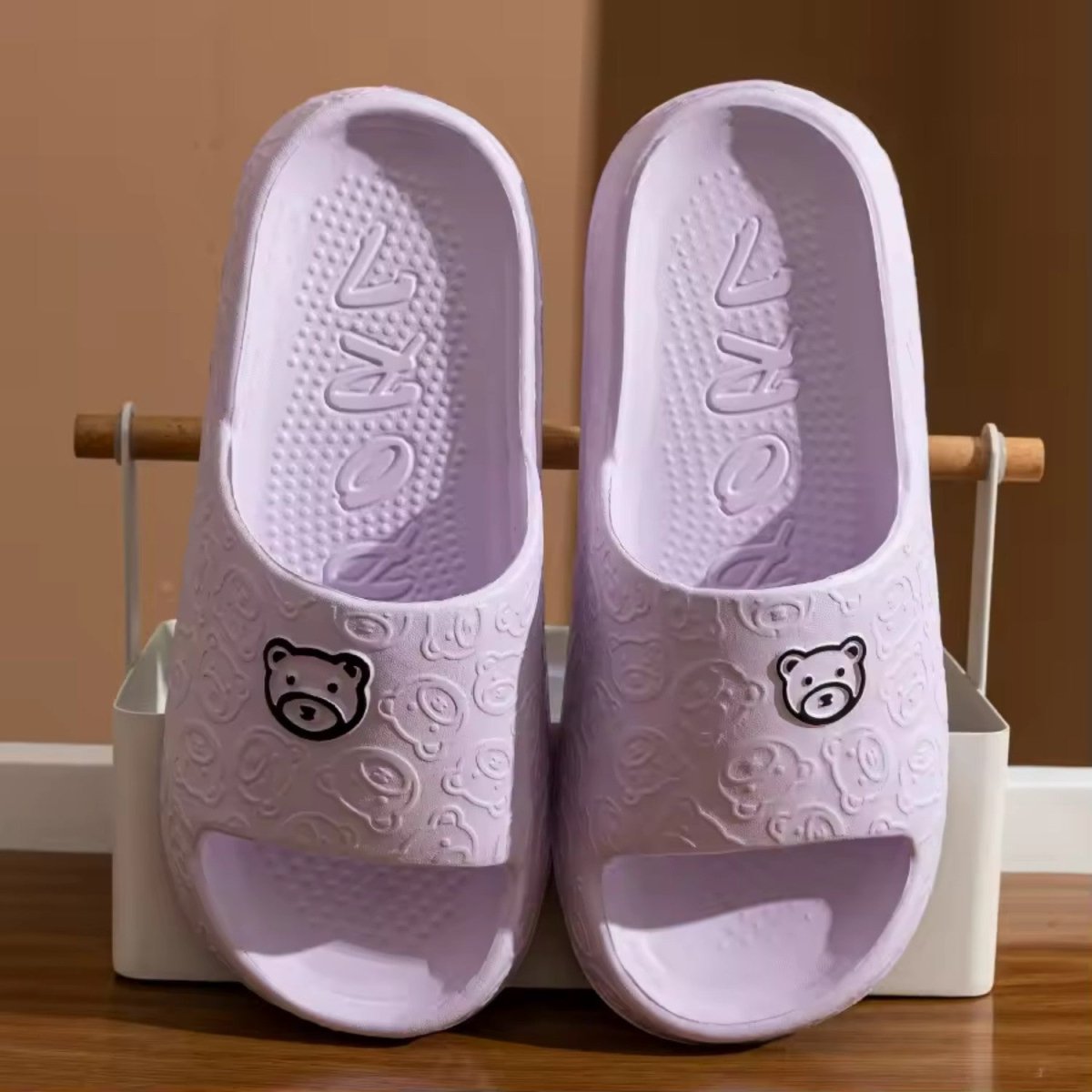 Cute Bear EVA Slides for Women