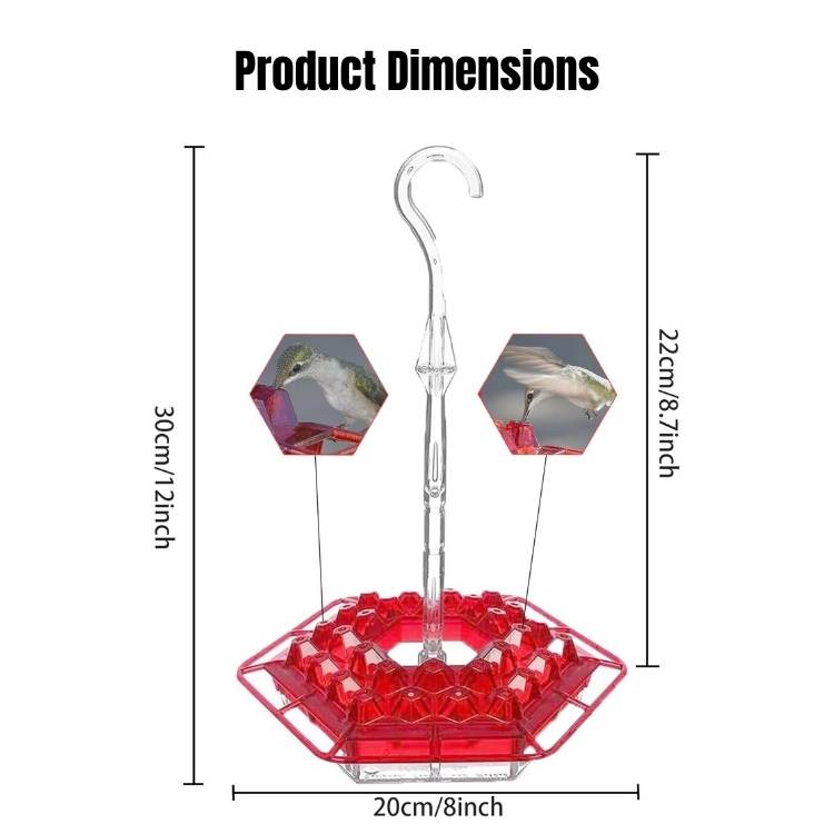 Decorative Garden Hummingbird Feeder