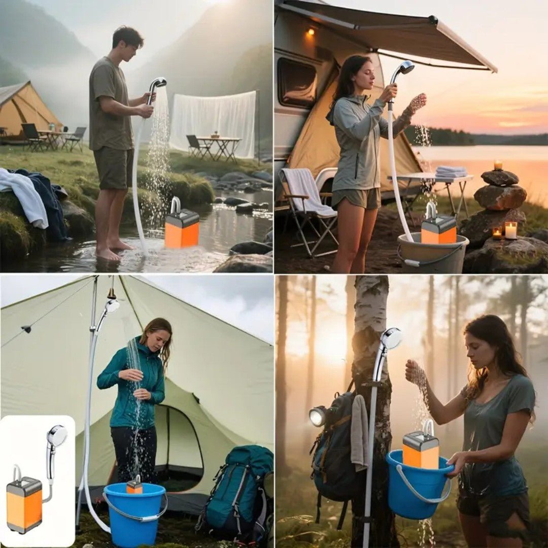 FlowMate – Portable Electric Shower with Adjustable Pressure