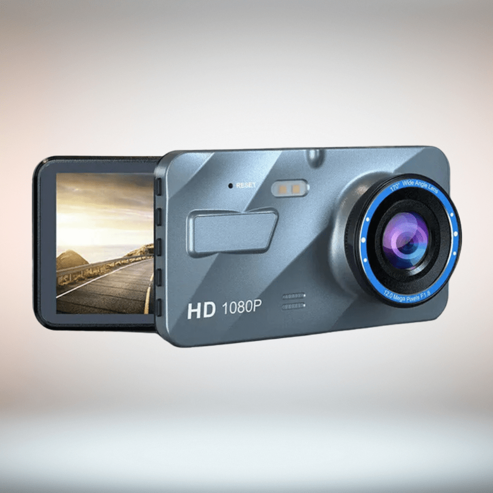 Front & Rear Dash Cam with Night Vision – 1080P HD Recording