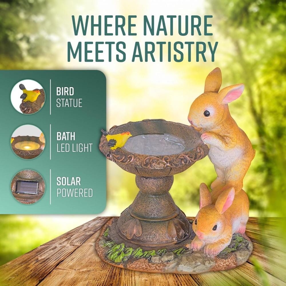 Garden Bunny Solar Lamp