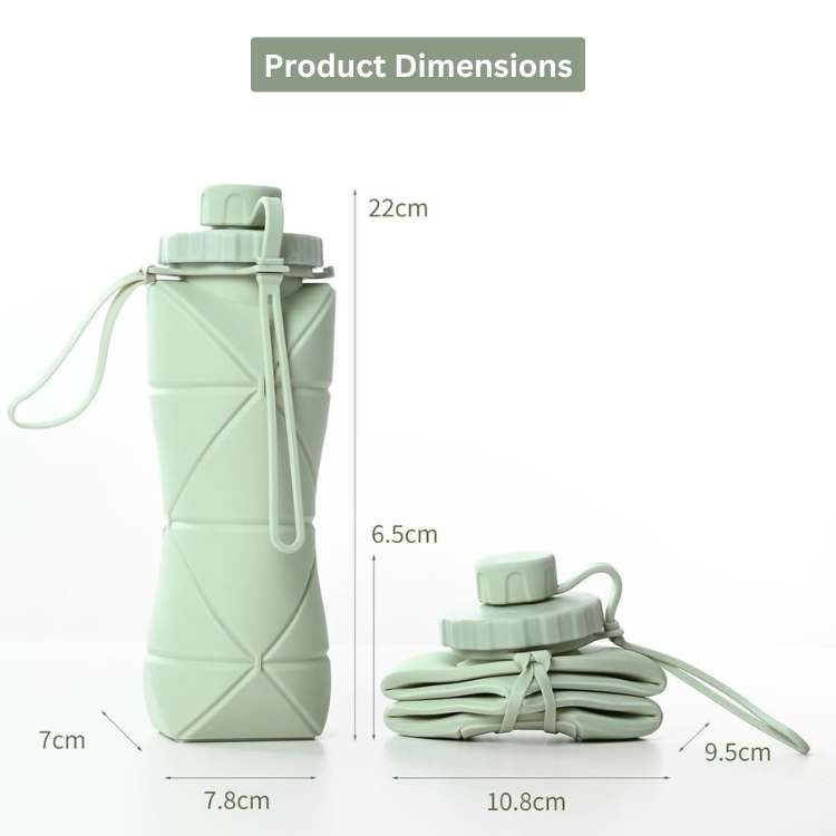 HydrateGo Collapsible Water Bottle