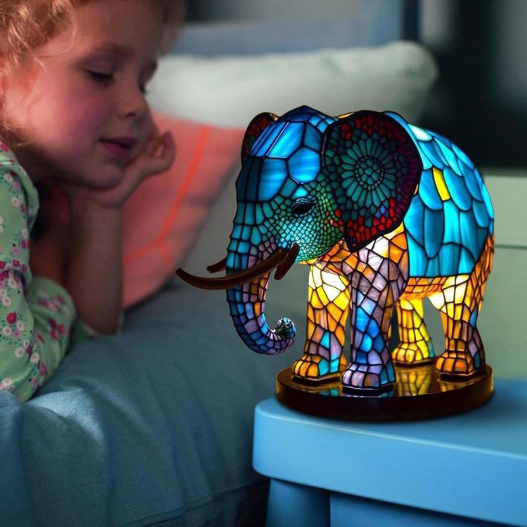 Majestic Elephant LED Lamp