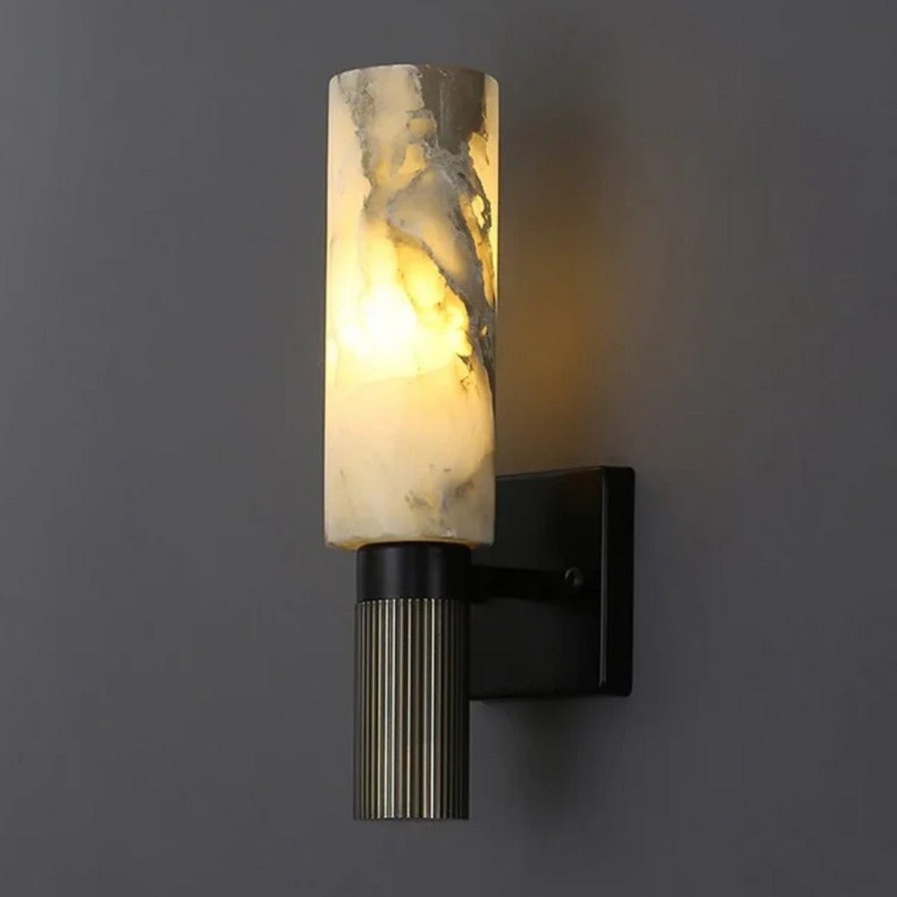 MarbleGlow Vertical Wall Light