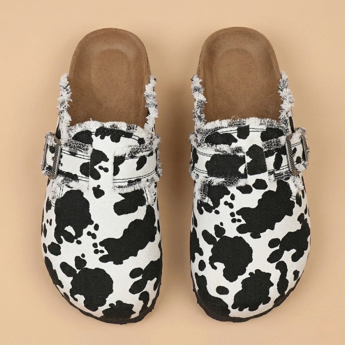 Plush Buckle Comfort Slippers
