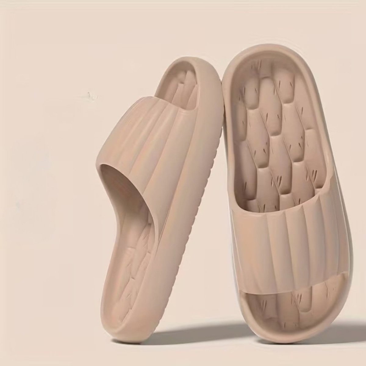 Round-Toe Soft-Sole EVA Slides for Women