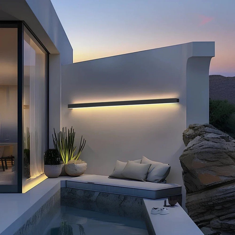 Slim LED Backlit Wall Light